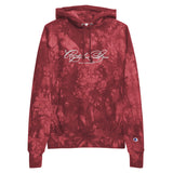 MMXIV Embroidered Unisex Champion tie-dye hoodie