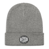 Saint Aytch Emblem Ribbed knit beanie