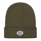 Saint Aytch Emblem Ribbed knit beanie